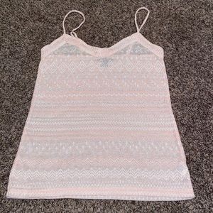 Sparkly pink cami